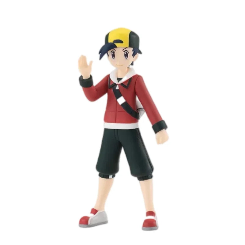 BANDAI Pokemon Figures Scale World Sinnoh Region Johto Region World Hoenn 2 Set Haruka Hikari Hibiki Anime Child Christmas Gift