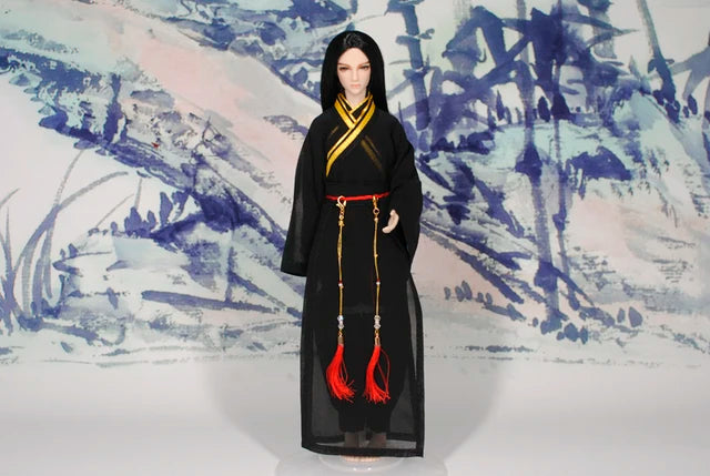 30cm Doll Chinese Ancient Costume Accessories 1/6 Male BJD Doll Figures Flexible Body Boy Doll Long Hair Boyfriend Toys Gift