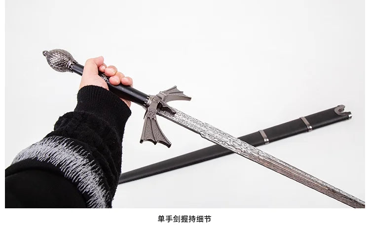 dark sister sword of the Dragon race, Damon Aegon,stainless steel real sword,cosplay one-handed sword, role-playing assassin