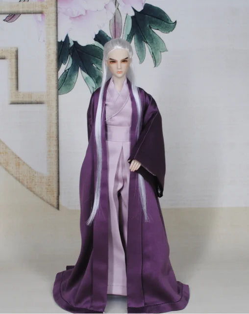 30cm Doll Chinese Ancient Costume Accessories 1/6 Male BJD Doll Figures Flexible Body Boy Doll Long Hair Boyfriend Toys Gift