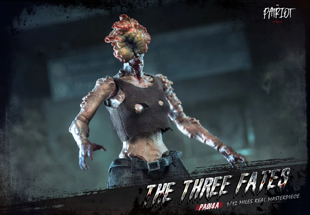 In Stock Patriot Studio The Last of Us Clicker The Three Fates Zombie 1/12 Cloth Gown Action Figures Toy Gift Collection