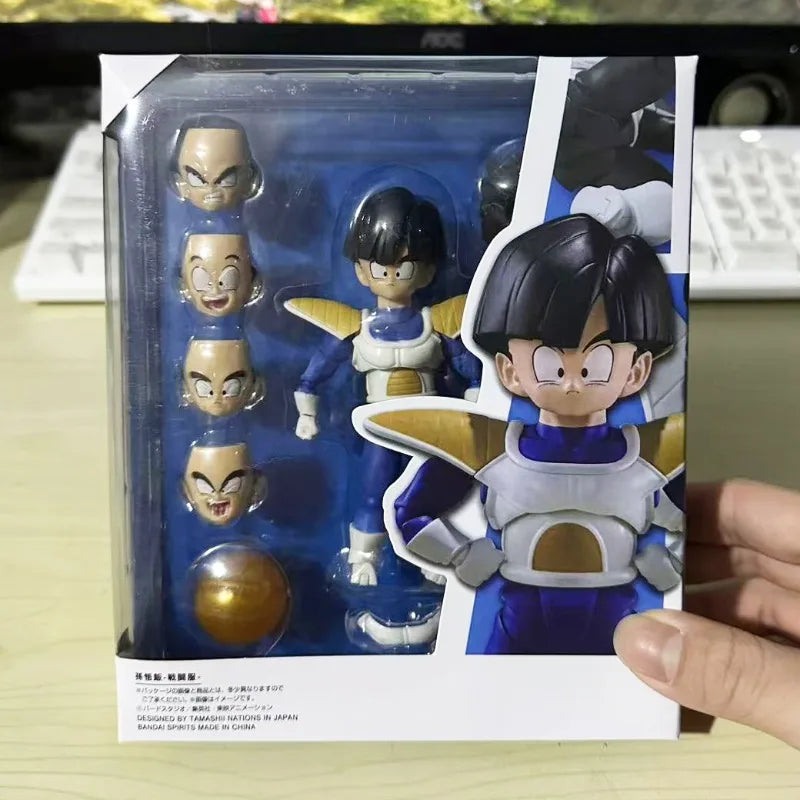 11cm Anime Dragon Ball Z Figures Combats Son Gohan Action Figure PVC DBZ Namek Childhood Gohan Shf Movable Collection Model Toys