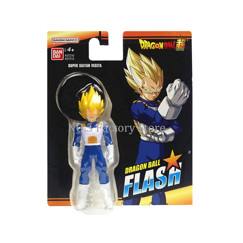 Original Bandai Dragon Ball Anime Figures FLASH Black Zamasu Goku Vegeta Frieza Broly Action Figurine Suuper Saiyan Model Toys