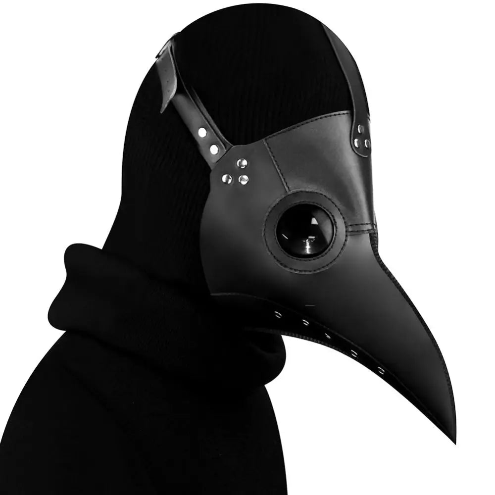 Cosplay Props Long Nose Beak Steampunk Bird Mask Cartoon Funny Plague Doctor Mask Plastic Halloween Bird Mask Nightclub