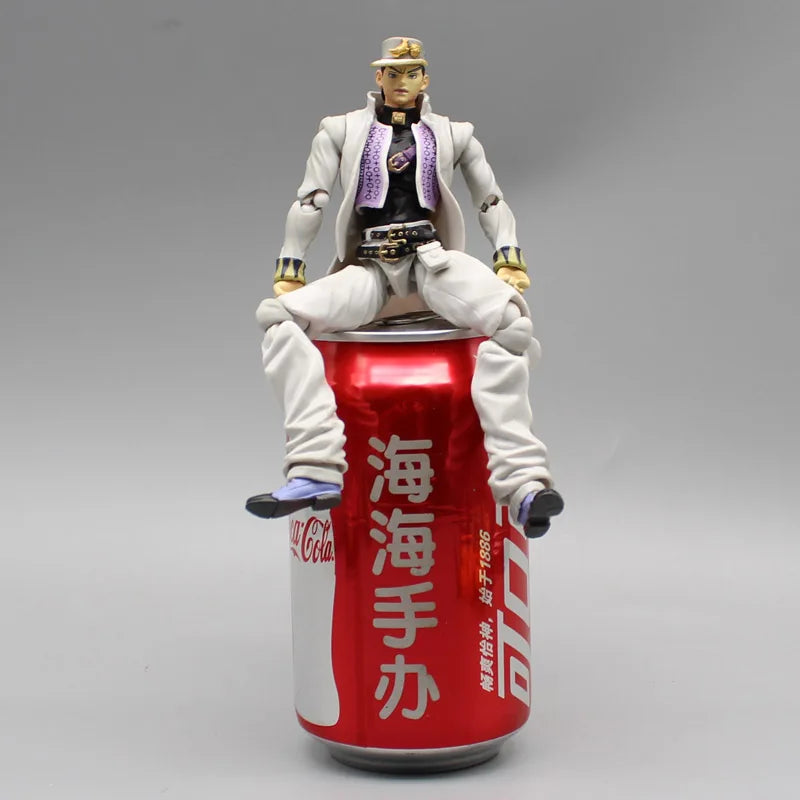 Anime JoJo's Bizarre Adventure Figures Star Platinum Kujo Jotaro Action Figure Collection Jonathan Joestar Dio Brando Model Toys