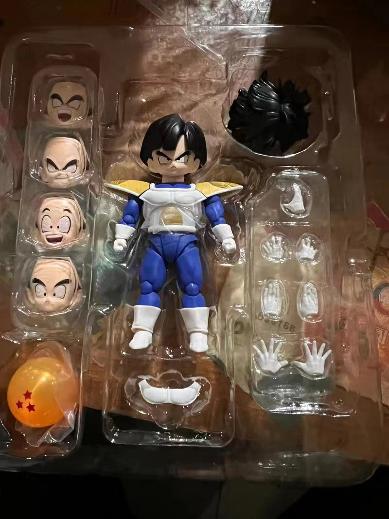 11cm Anime Dragon Ball Z Figures Combats Son Gohan Action Figure PVC DBZ Namek Childhood Gohan Shf Movable Collection Model Toys