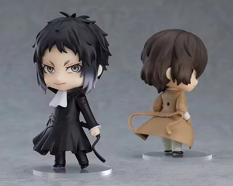 Q Version Dazai Osamu Figure Ryunosuke Akutagawa 1191 Chuya Nakahara Figure 657 676 Bungo Stray Dogs Action Figures Toys Gifts