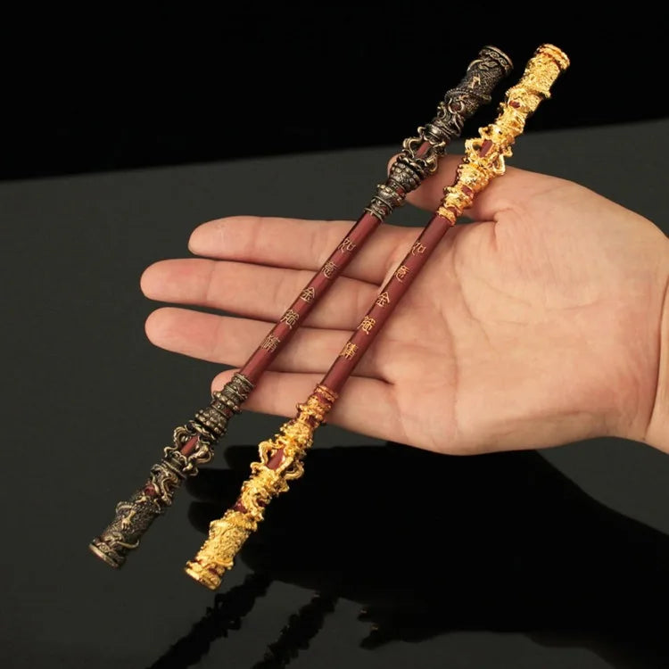 Black Myth Wukong Katana Sword Golden Hoop Stick Real Steel Sword Iron Real Size Weapon Cosplay Prop Decoration Craft Anime Gift