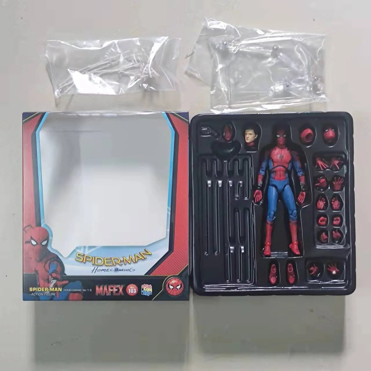 AMAZING YAMAGUCHI Spiderman Gwen Stacy Action Figure Spider Gwen PVC Model Spider-Man Across the Spider-Verse Miles Morales Toys