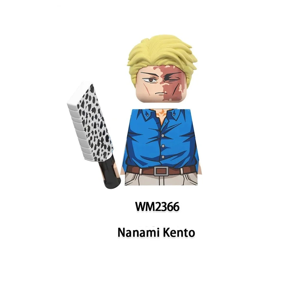 Jujutsu Kaisen Blocks Itadori Yuji Megumi Gojo Satoru Geto Rogo Mahito Hanao Mini Action Toy Figures Building Blocks Kids Gifts