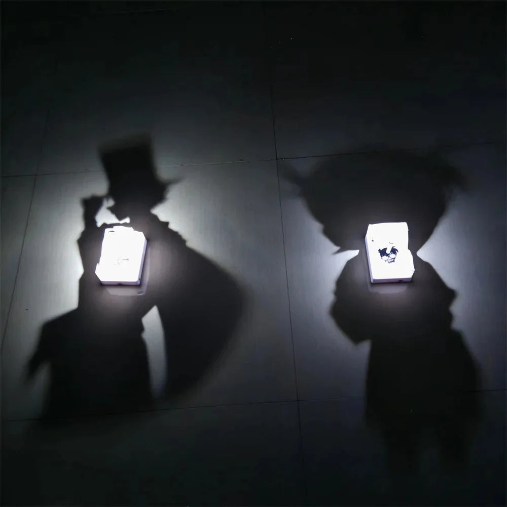 LED Anime Shadow Projection Lamp Creative Silhouette Night Light Room Decor Atmosphere Lamp Gift Anime Fans Bedroom Party Decor
