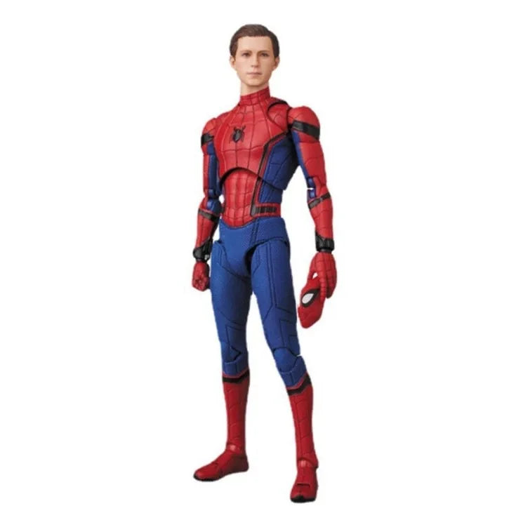 Anime Avengers Peter Parker Action Figures SHF Spider Man Homecoming Figurines Car Decoration Doll Model Kids Toys Fans Gift