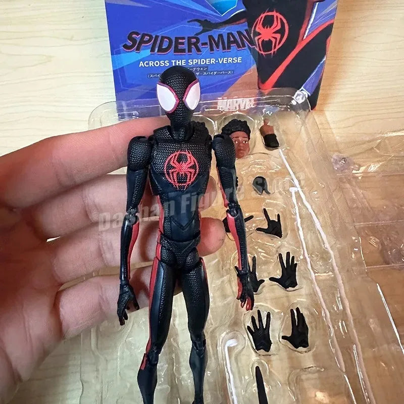 SHF Miguel O'Hara Miles Gwen Action Figure PVC Movable Collection Across the Spider-Verse Figures Superhero CT O Hara Model Toys