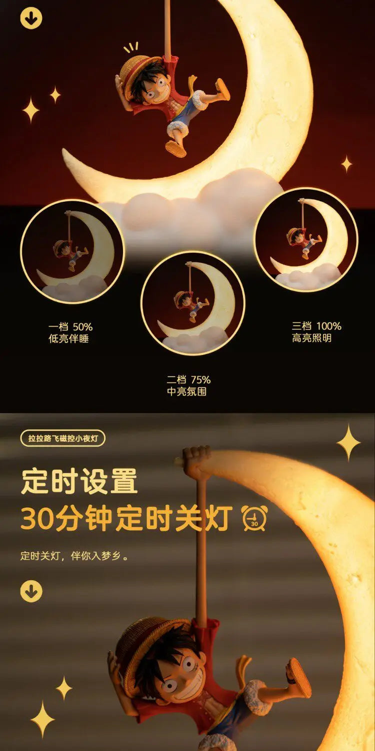 Lufei Lala Lamp/Voice Controlled Night Light Eye Protection Wanshiwu Handmade Genuine Anime Peripheral Handmade Joining Gift