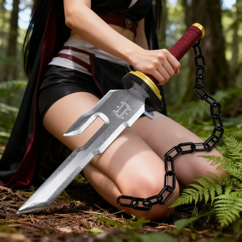 40cm Fushiguro Toji Katana Sword Jujutsu Kaisen Anime Sabre Japanses Real Samurai Sword Toji Ninja Knife Home Desktop Decor