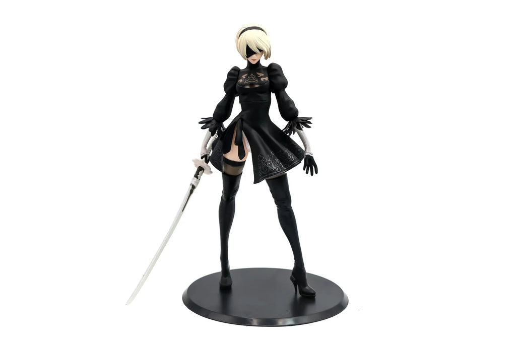 Yorha Figure NieR Automata 2B No.2 Tpye B Anime Figures Deluxe 28cm  Pvc Model Action Figurine Collection Decoration Toys Gifts