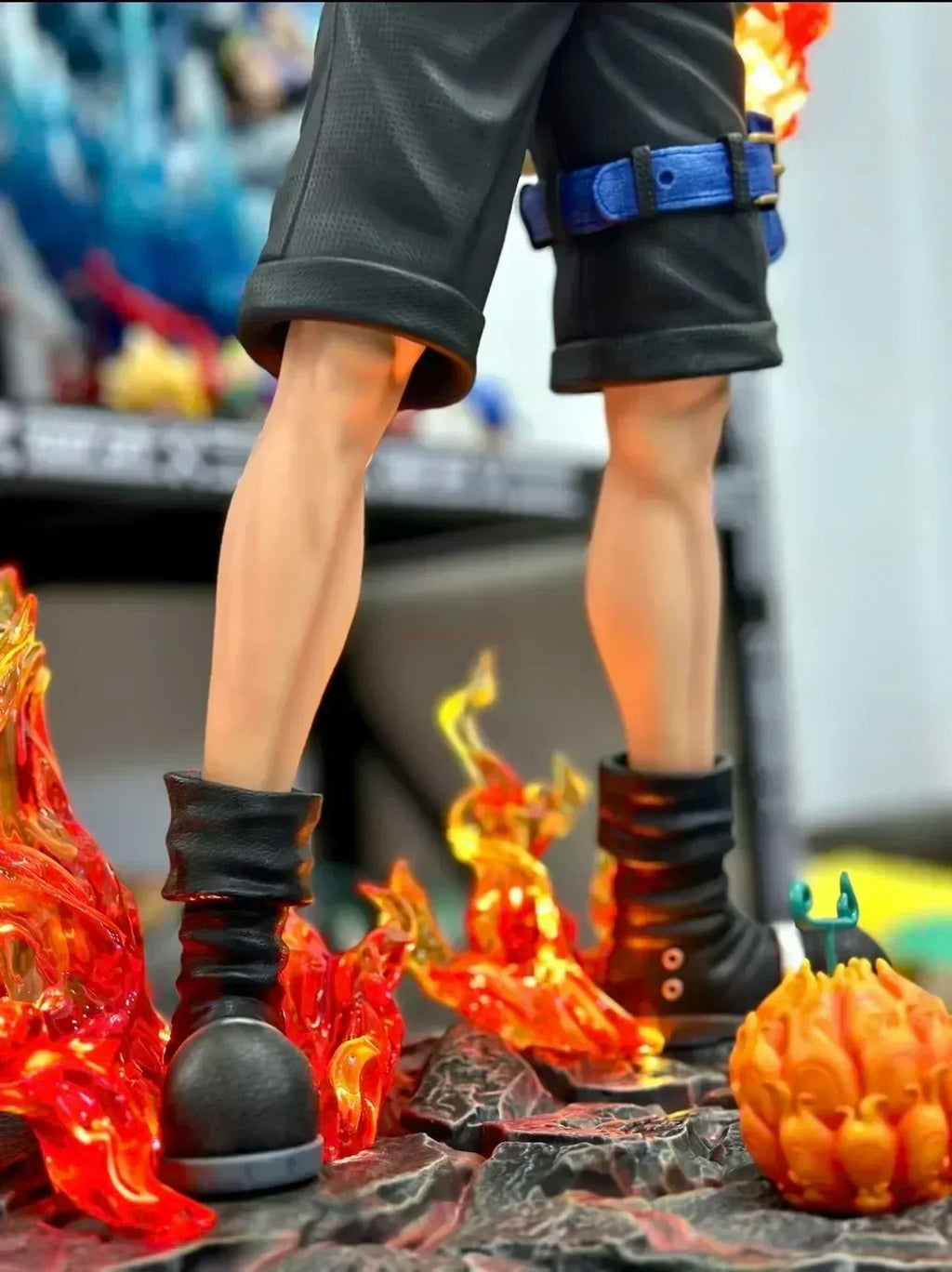 70cm New One Piece Gk Fantasy Third Anniversary 1/3 Ace Super Huge Collect Figures Trendy Statue Anime Decoration Christmas Gift