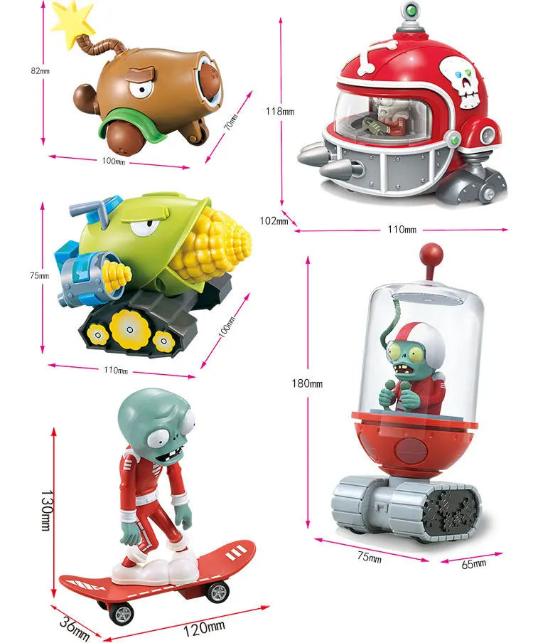 Genuine Licensed Plants vs Zombies 2 Mechanical Shark Wild West Gargantuar New Toy Figures Game Figures Model Teen Gifts For Boy