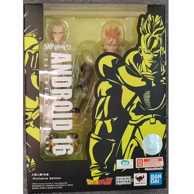 100%Original BANDAI S.H.Figuarts Son Gohan Vegeta Android 16  Frieza Turles Dodoria Dragon Ball Z Action Figures Model Toys