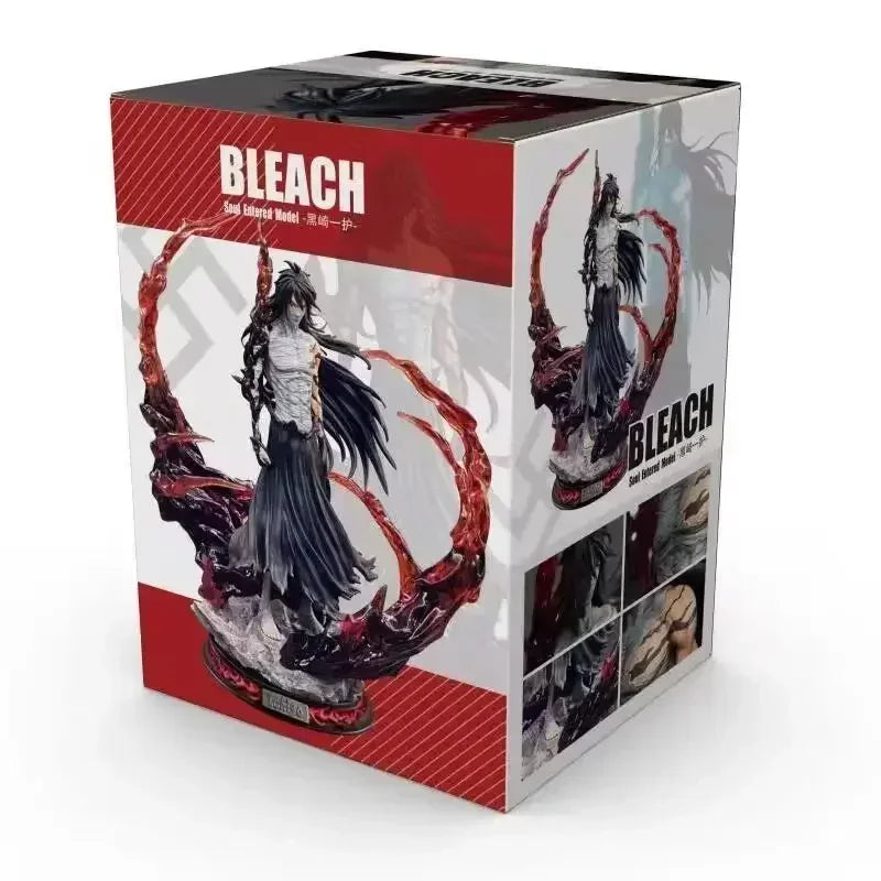 41cm Anime FigureBleach  Ichigo Kurosaki Getsuga Tenshou Model Dolls Figurine Action Figures Collection Decor Adult Kid Toy Gift