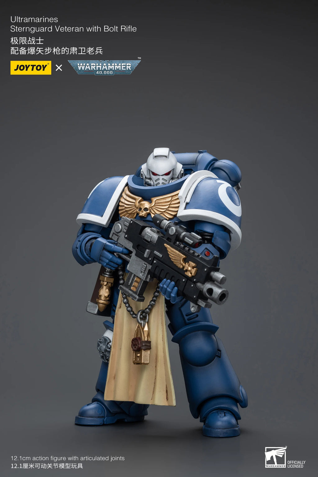 JOYTOY Warhammer 40K 1/18 Action Figures NEW Ultramarines Sternguard Veteran Anime Model Toys Gift