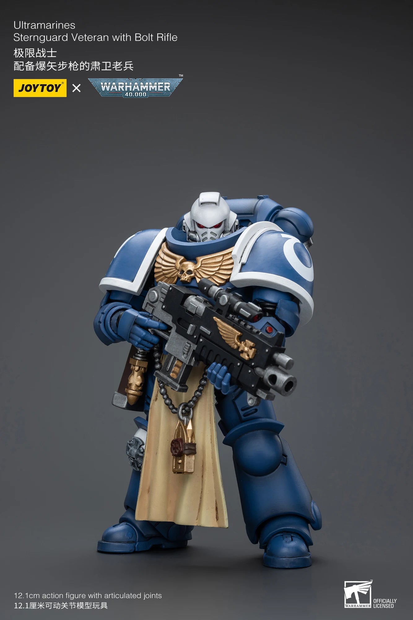 JOYTOY Warhammer 40K 1/18 Action Figures NEW Ultramarines Sternguard Veteran Anime Model Toys Gift