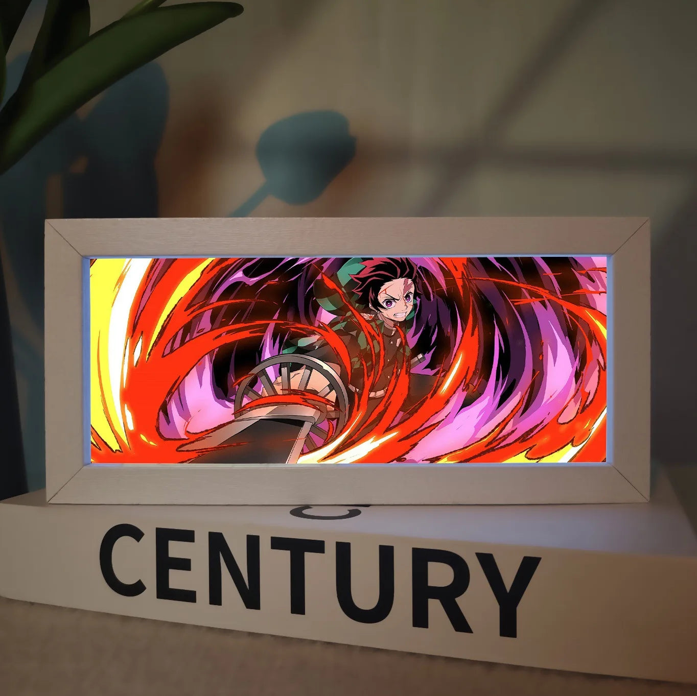 Demon Slayer Anime Merchandise Led Night Light Exquisite Painting Bedroom Atmosphere Desk Lamp Desktop Decoration Ornament Gift