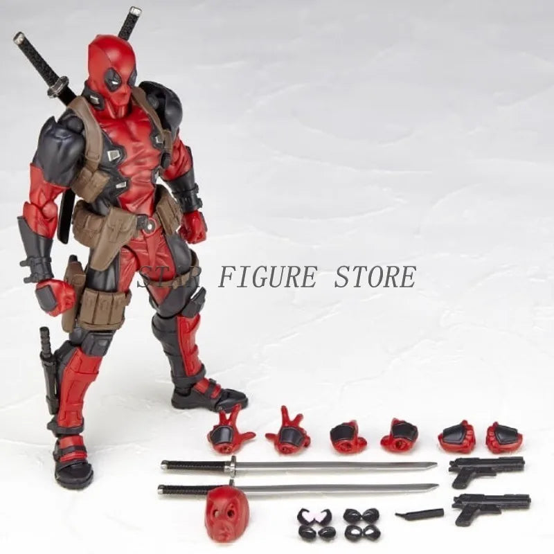 Amazing Yamaguchi Flash Spider-man Action Figure PVC Movable Collectible Toys Revoltech Black Panther Flashpoint Figures Model