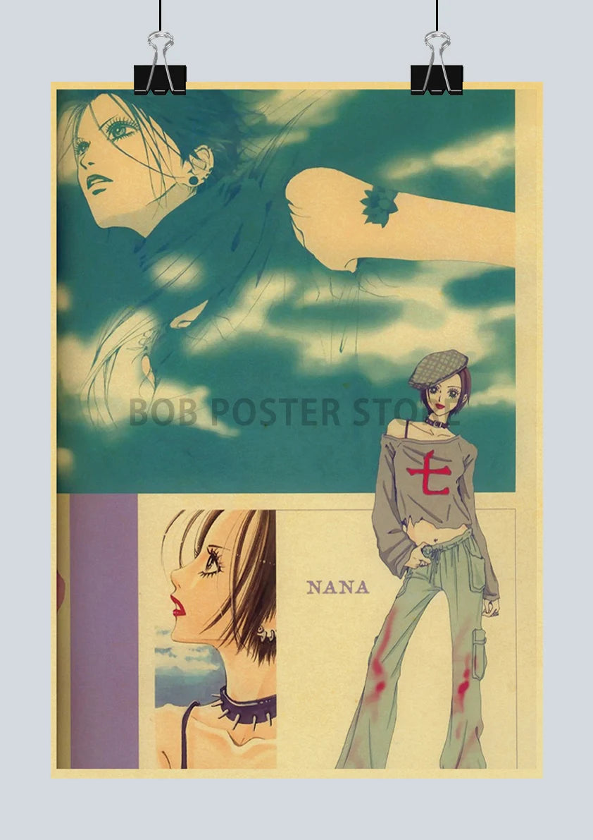 NANA Retro Kraft Paper Poster