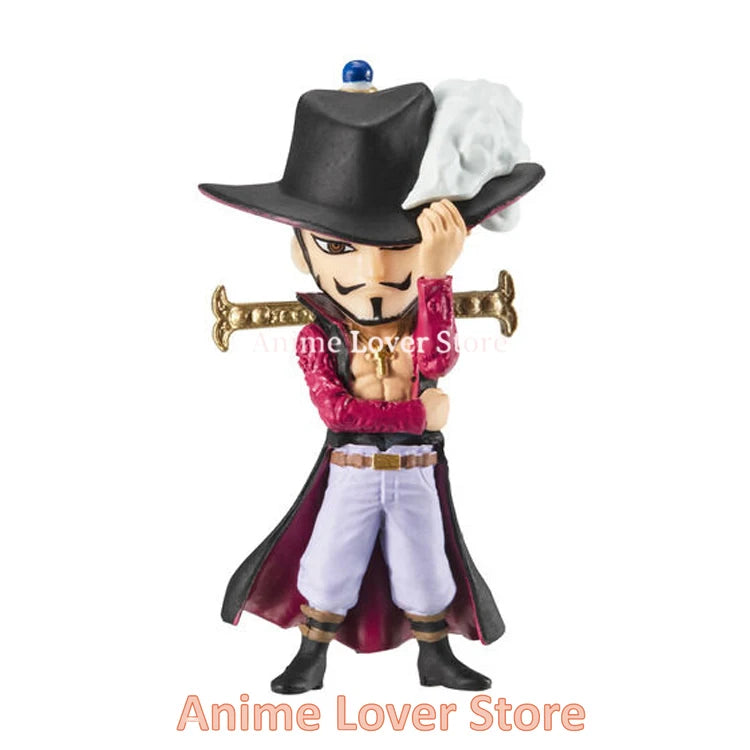 Bandai Original One Piece Gashapon Devil Fruits Vo.8 Zoro Perona Franky Mihawk Sunny Brook Anime Figures Toys for Kids Gift
