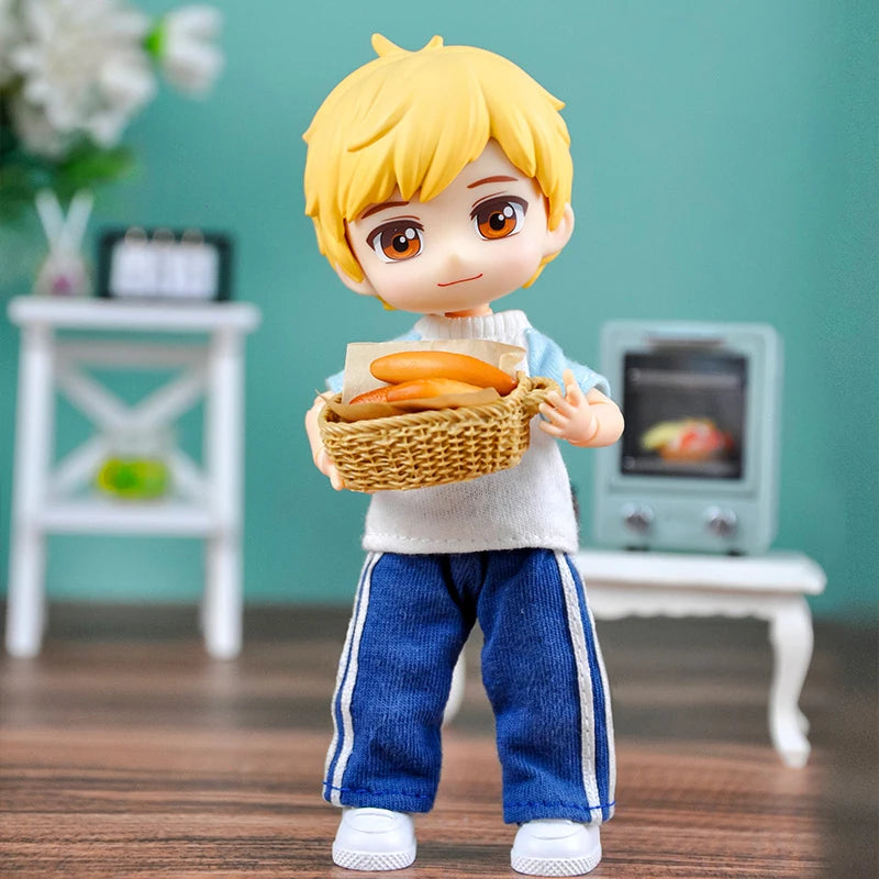 Ymy Doll Ob11 Movable Joint Girl Boy Doll Gsc Face 1/12Bjd Figures Anime Model Surprise Dolls With Doll Head, Body, Clothes