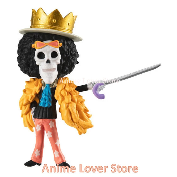 Bandai Original One Piece Gashapon Devil Fruits Vo.8 Zoro Perona Franky Mihawk Sunny Brook Anime Figures Toys for Kids Gift