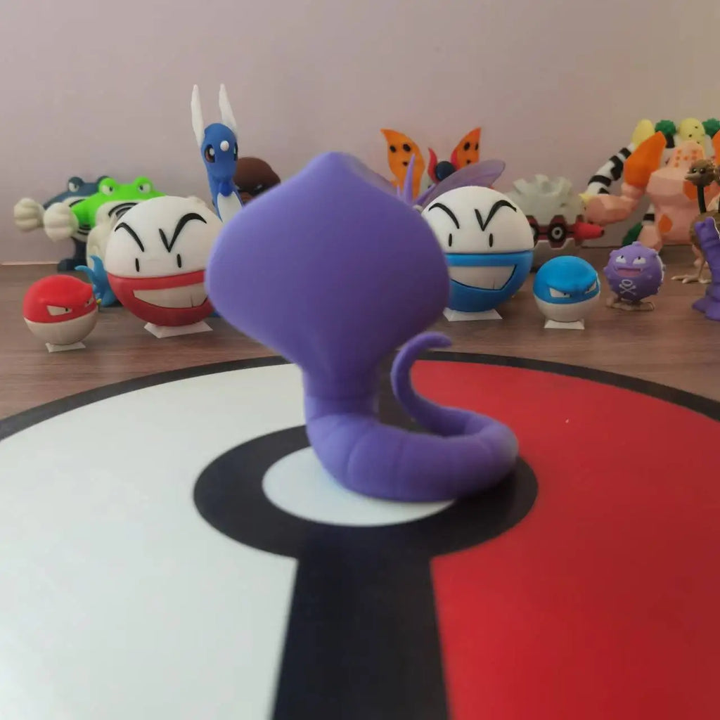 Cartoon Anime Figures Arbok Ekans Proportion World 1:20 Diy 3D Printing Kawaii Character Desktop Model Kids Toys Gifts