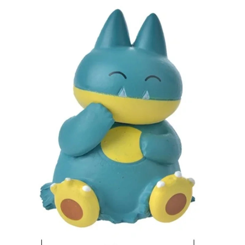 TOMY WCT Super Cute Pokemon Figures Kawaii Pikachu Piplup Vulpix Meowth Cubone Marshadow Axew Keldeo Mini 4cm Children toys