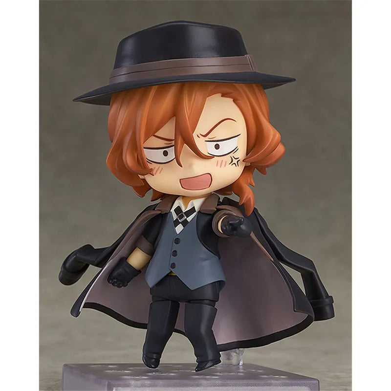 Q Version Dazai Osamu Figure Ryunosuke Akutagawa 1191 Chuya Nakahara Figure 657 676 Bungo Stray Dogs Action Figures Toys Gifts
