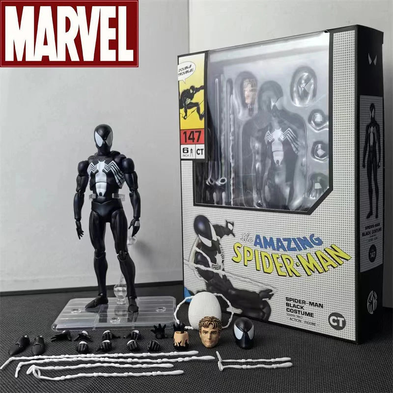Ct Ko Miles Spiderman Action Figures Mafex 092 Spider Man Movable Statues Model Doll Collectible Ornaments Children Gifts