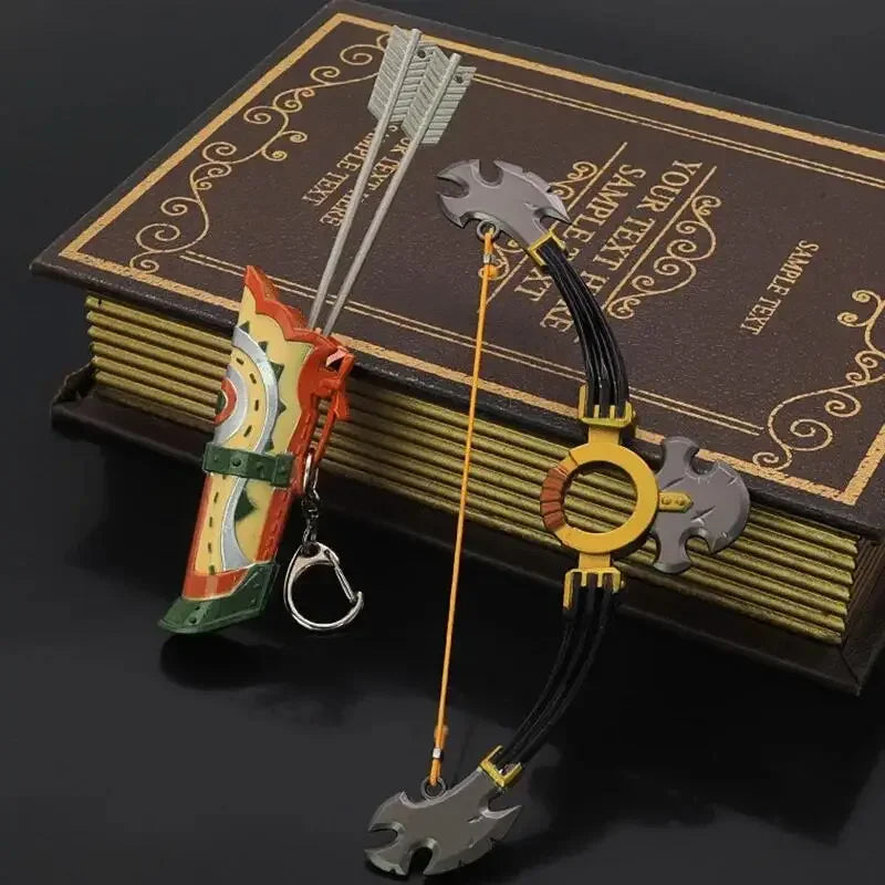 The Hyrule Fantasy Sword Keychains Link Game Periphery Metal  Collection Model Zeldas Keychain Ornament Crafts Gifts Toys