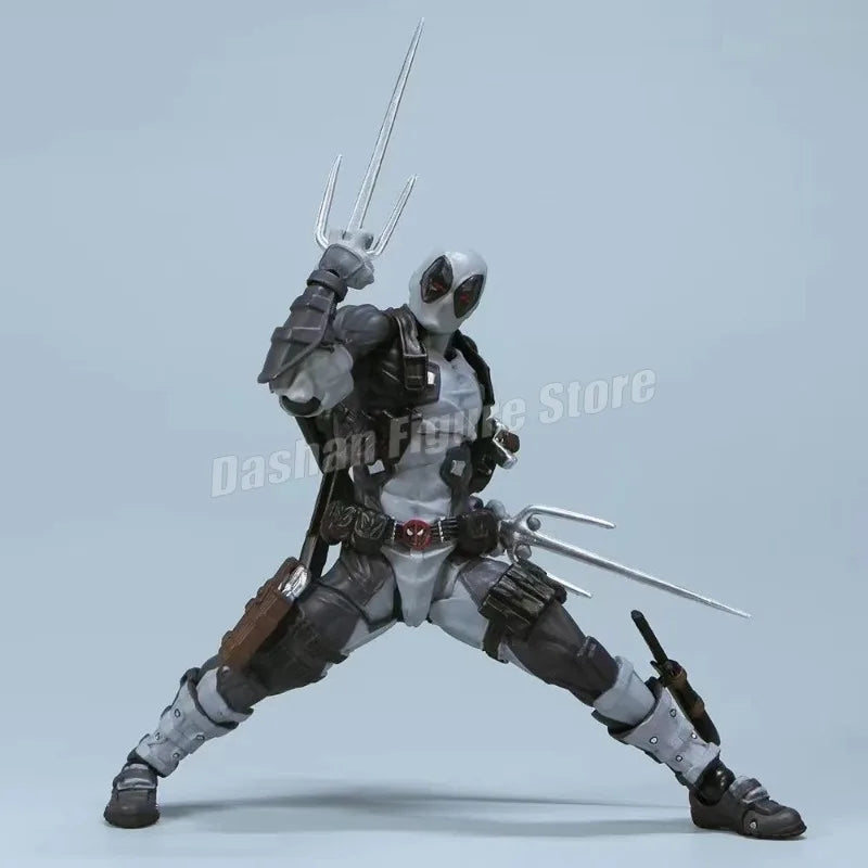 Amazing Yamaguchi 025EX Deadpool 3 Action Figure PVC Collection 15cm Revoltech Wade Winston Wilson Movable Figures Model Toys