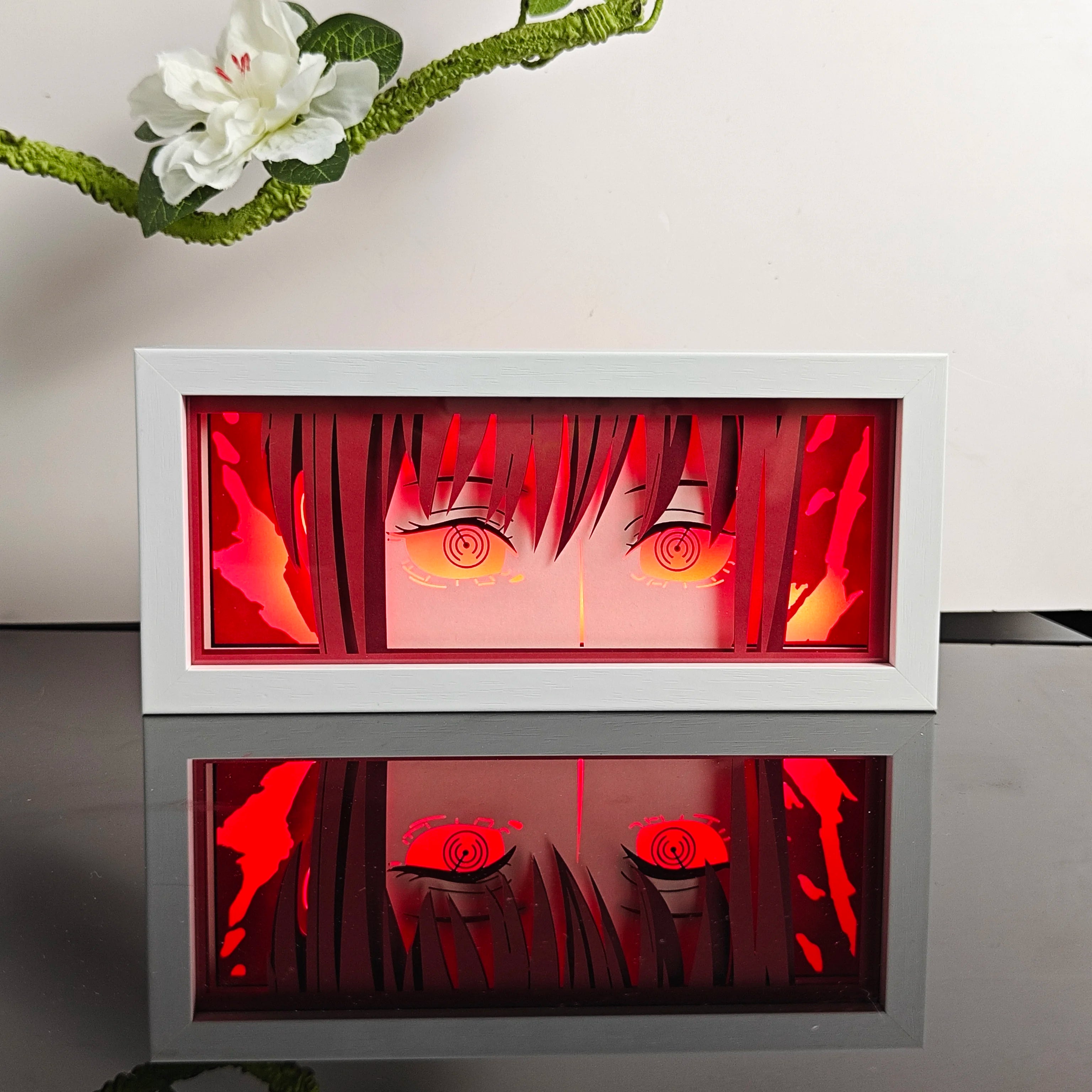 Anime Night Light Color Paper-Cut Light Remote Control Seven Color Change Party Room Cartoon Decoration Night Light