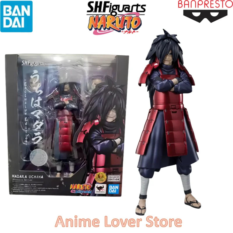 Bandai SHF Naruto Uzumaki Naruto Uchiha Sasuke Madara Haruno Sakura Hatake Kakashi Jiraiya Orochimaru Anime Figures