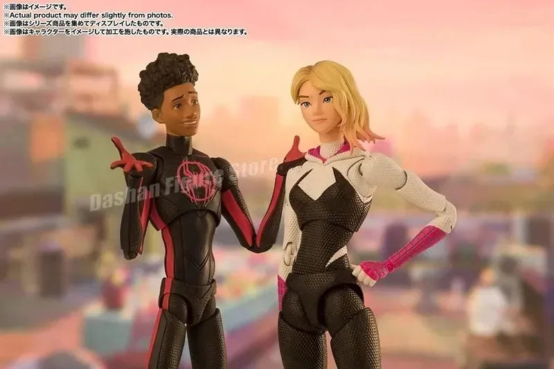 SHF Miguel O'Hara Miles Gwen Action Figure PVC Movable Collection Across the Spider-Verse Figures Superhero CT O Hara Model Toys