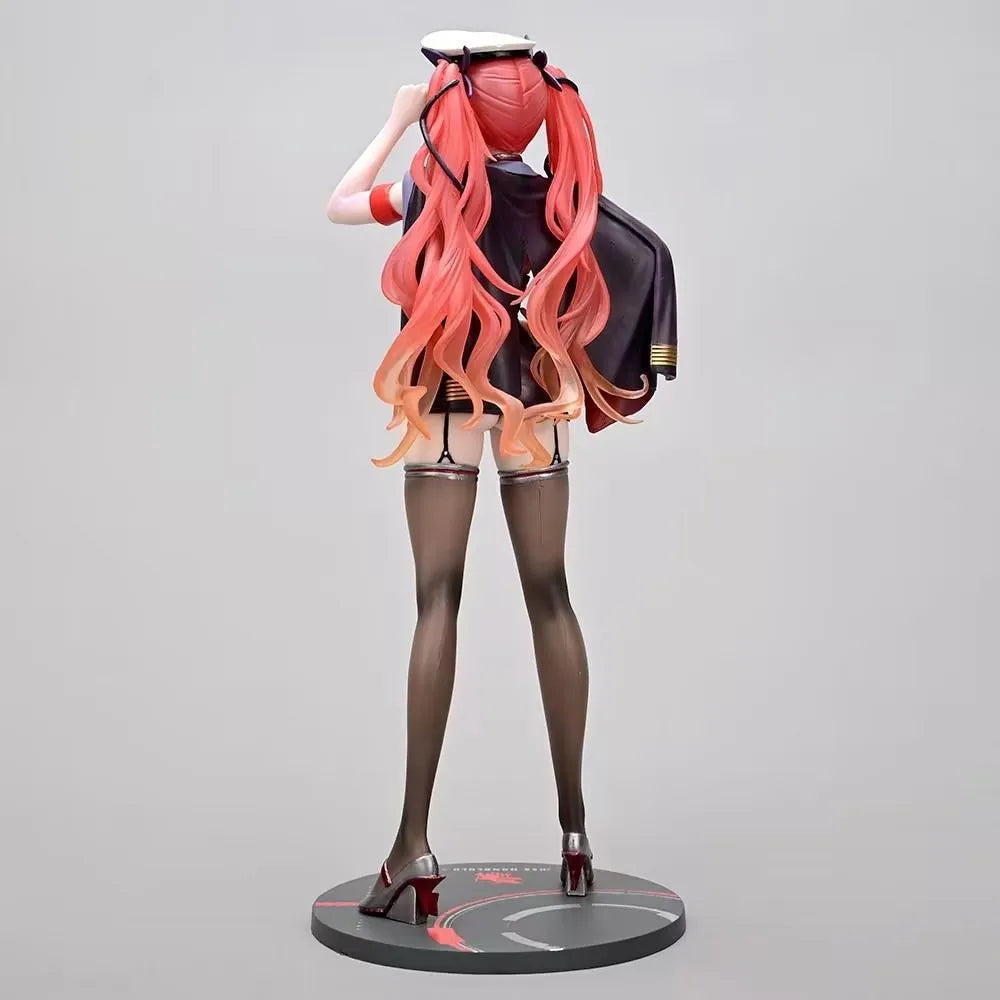 26CM Boxed Beautiful Girl Series Azur Lane Ship Girl Honolulu Standing Figure Models Action Figures Toys Collection Gifts