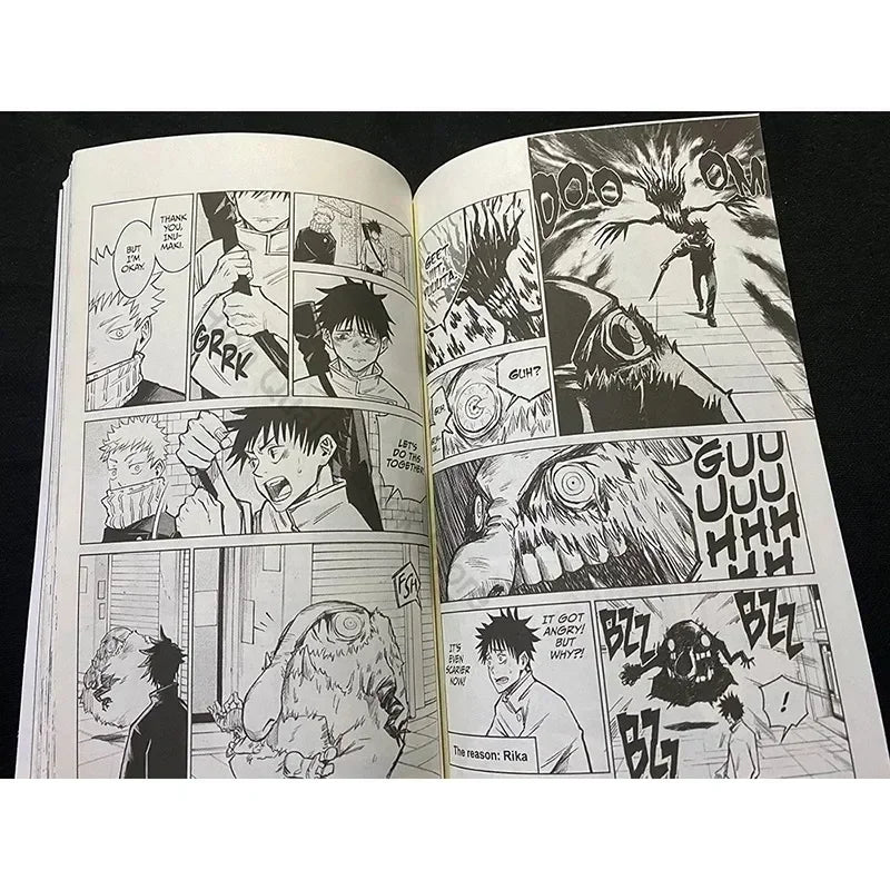 Anime Jujutsu Kaisen Japan Youth Teens Fantasy Science Mystery Suspense English Version Manga Comic Book