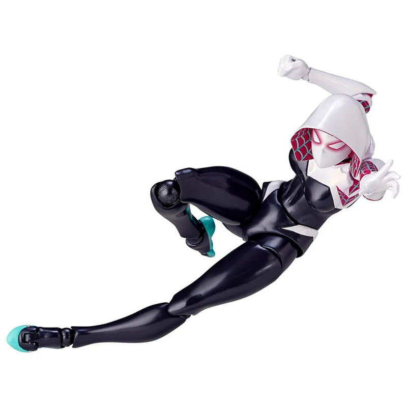 AMAZING YAMAGUCHI Spiderman Gwen Stacy Action Figure Spider Gwen PVC Model Spider-Man Across the Spider-Verse Miles Morales Toys