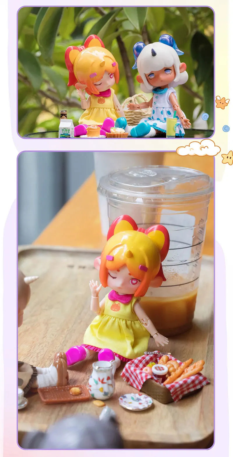Penny Box Obtisu11 Dolls Blind Box Cute Elf Unicorn Bjd Joint Figures Mystery Box Anime Model Kawaii Surprise Toy for Kid Girl