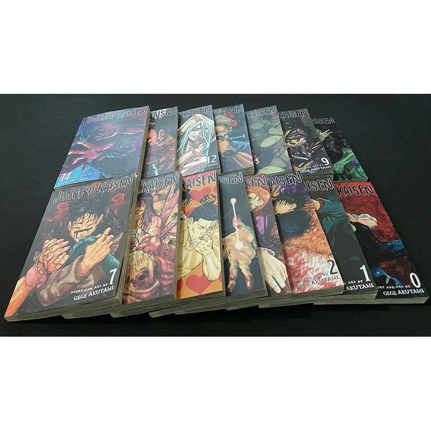 Anime Jujutsu Kaisen Japan Youth Teens Fantasy Science Mystery Suspense English Version Manga Comic Book