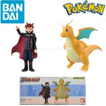 Bandai Original Scale World POKEMON Kanto Region Lance Dragonite  Anime Figures Toys Collectible Model Ornaments