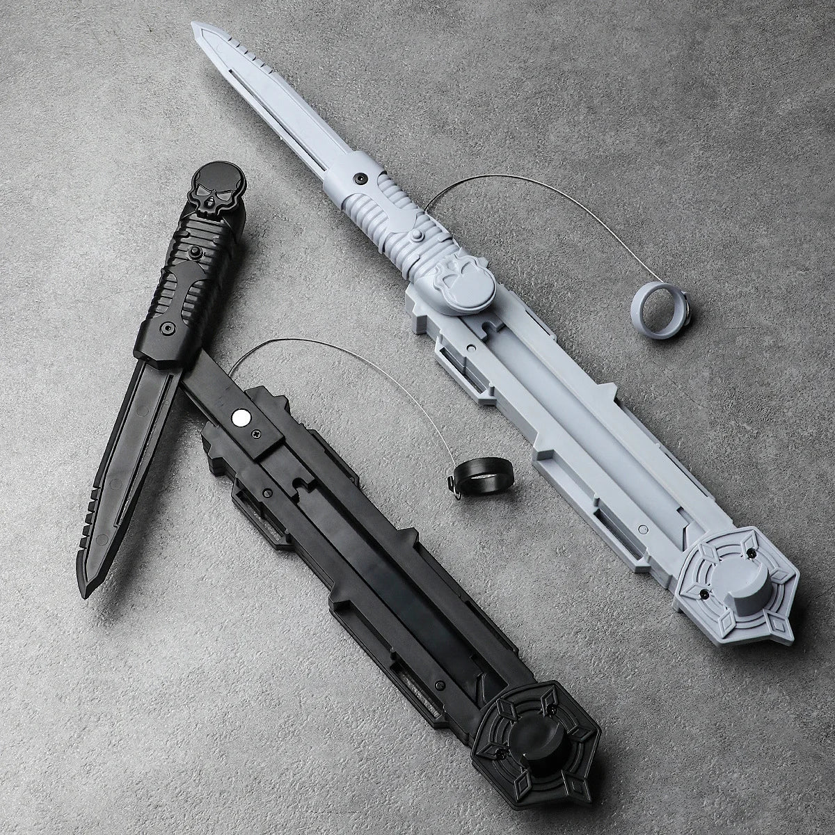 Assassin's Sleeve Sword Retractable Rotatable BladeToy Weapons Child Toy Interactive Cosplay Props Game Toy Birthday Party Gift