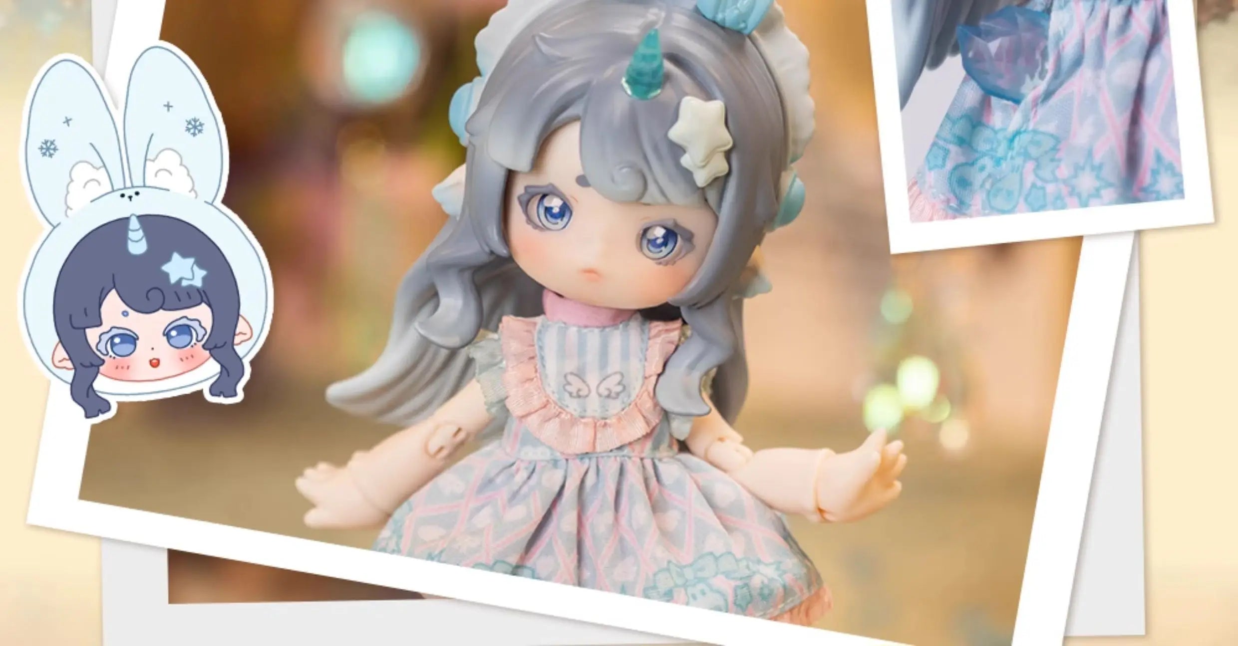 Penny'S Box Antu Cute Beast Magic Series Blind Box 1/6 Bjd  Kawaii Dolls  Action Anime Figures Toys  Cute Figure Toy Gift