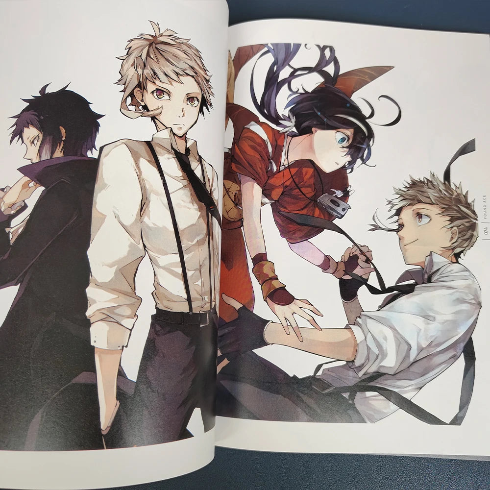 Harukawa 35 Art Works Anime Book Bungo Stray Dogs Illustration Cartoon Art Books Photo Album Painting Anthology